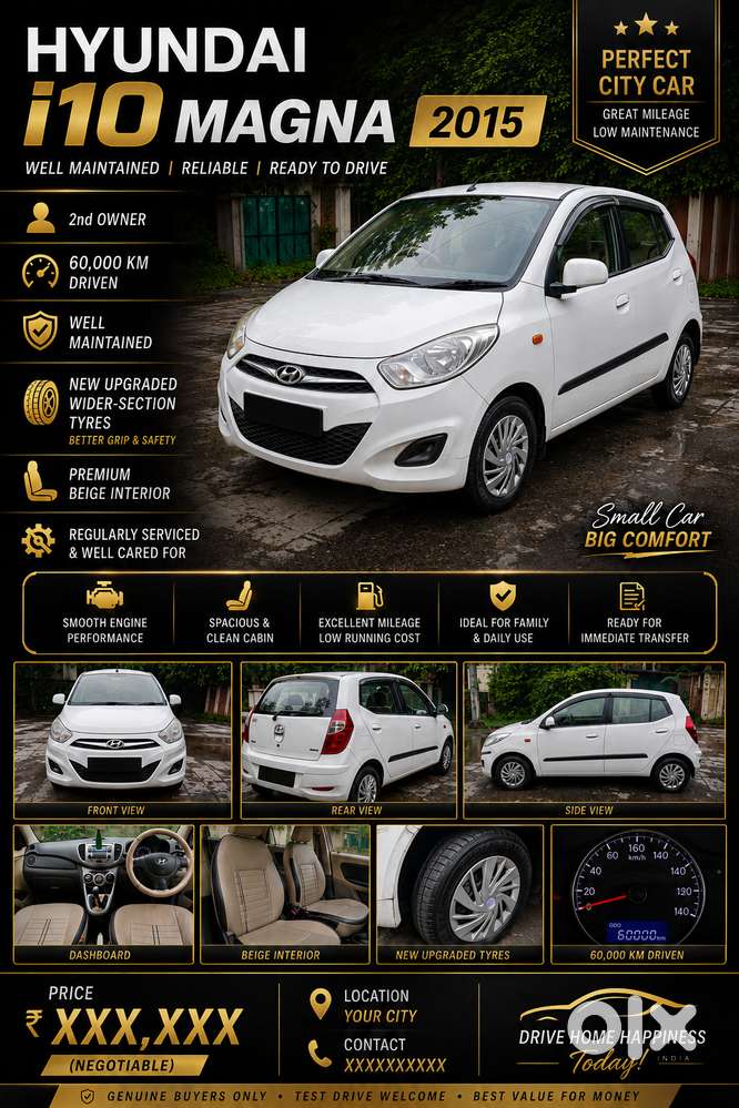 Hyundai I10 2015 Petrol Well Maintained