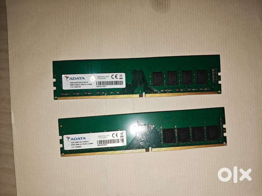 ADATA desktop DDR4 U-DIMM 8 & 16 RAM modules.