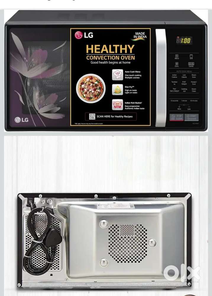 Rearly used LG M/W MC2146BP Convenience Microwave Oven with accessorie