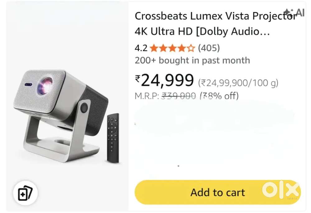 Crossbeats Projector ️