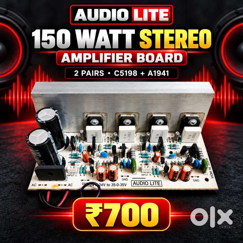 Stereo Amplifier available 4440 Dual Ic