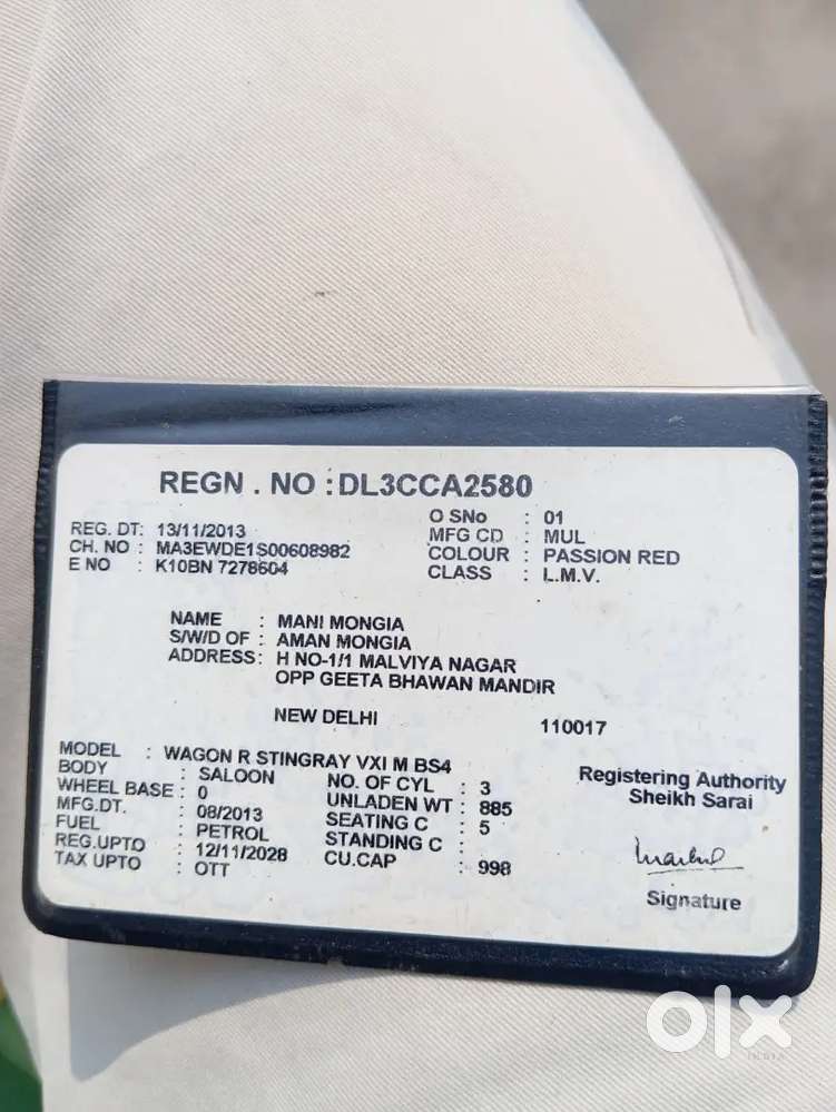 Maruti Suzuki Stingray 2013 Petrol 105000 Km Driven