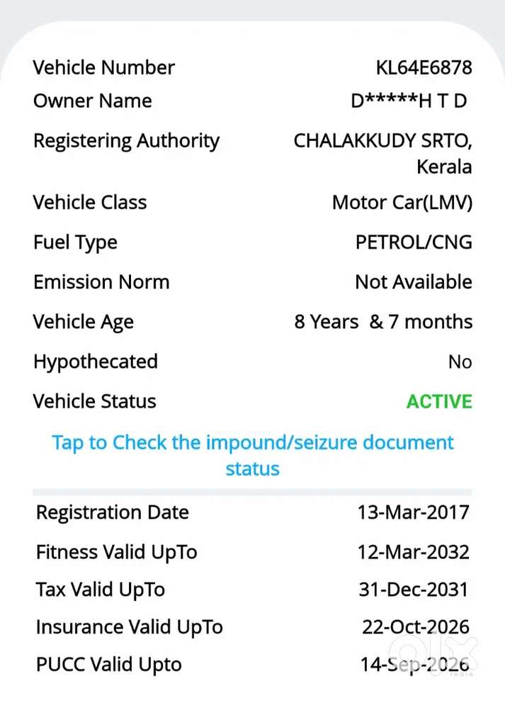 Hyundai Elite I20 2017 Petrol&cng 89500 Km Driven