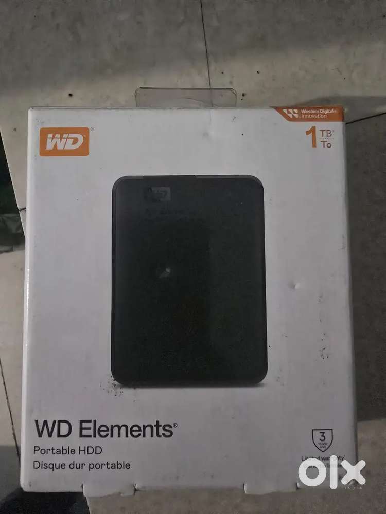 Wd 1tb external hard disk new seal.pack