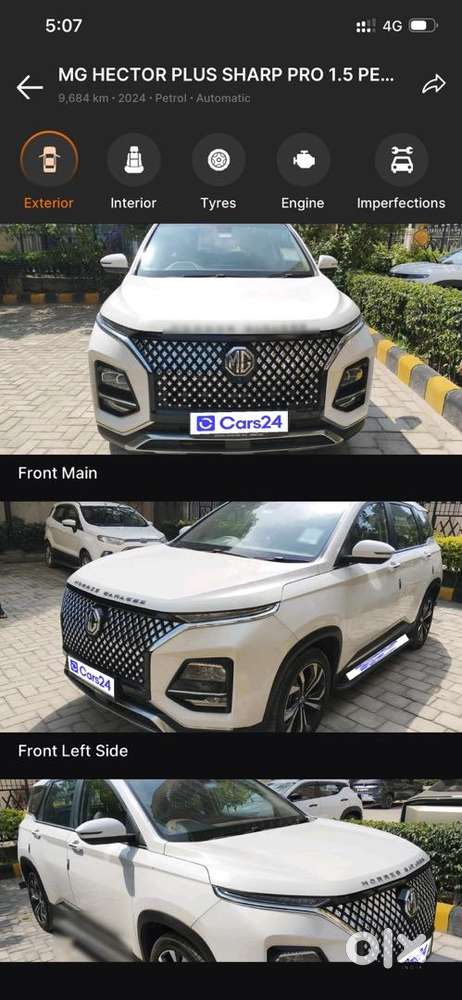 Mg Hector Plus 2024 Petrol 9200 Km Driven