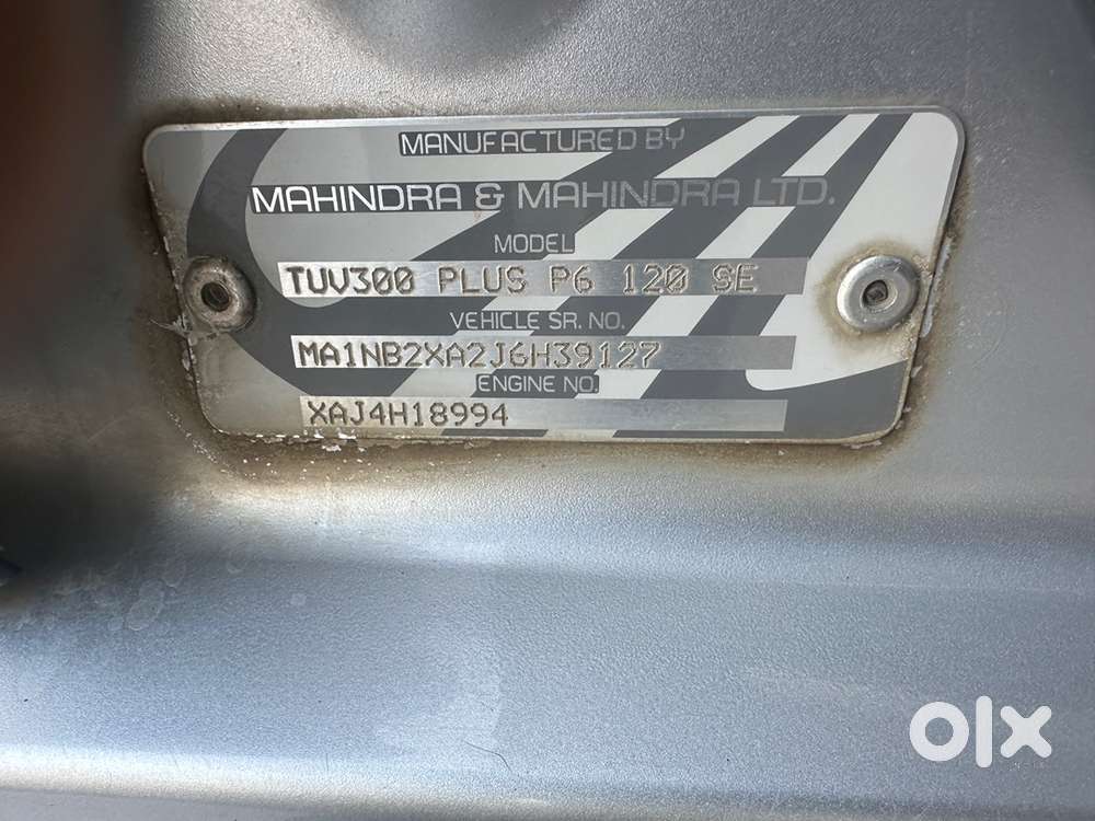 Mahindra Tuv 300 2019