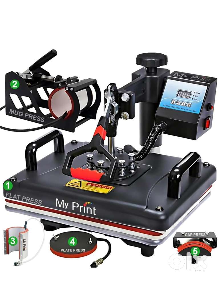 T-shirt and Mug, bottles printing machine, like new condition