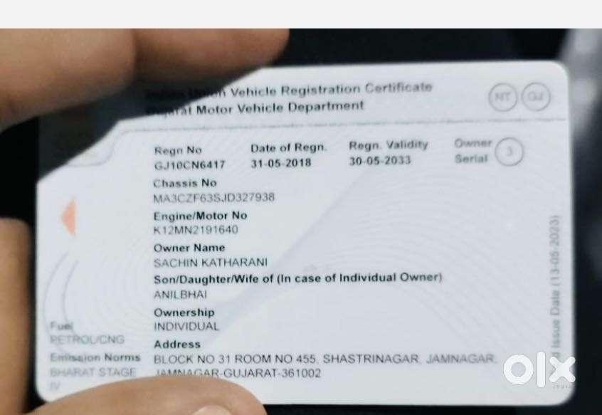 Maruti Suzuki Swift Dzire Vxi Optional, 2018, Cng & Hybrids