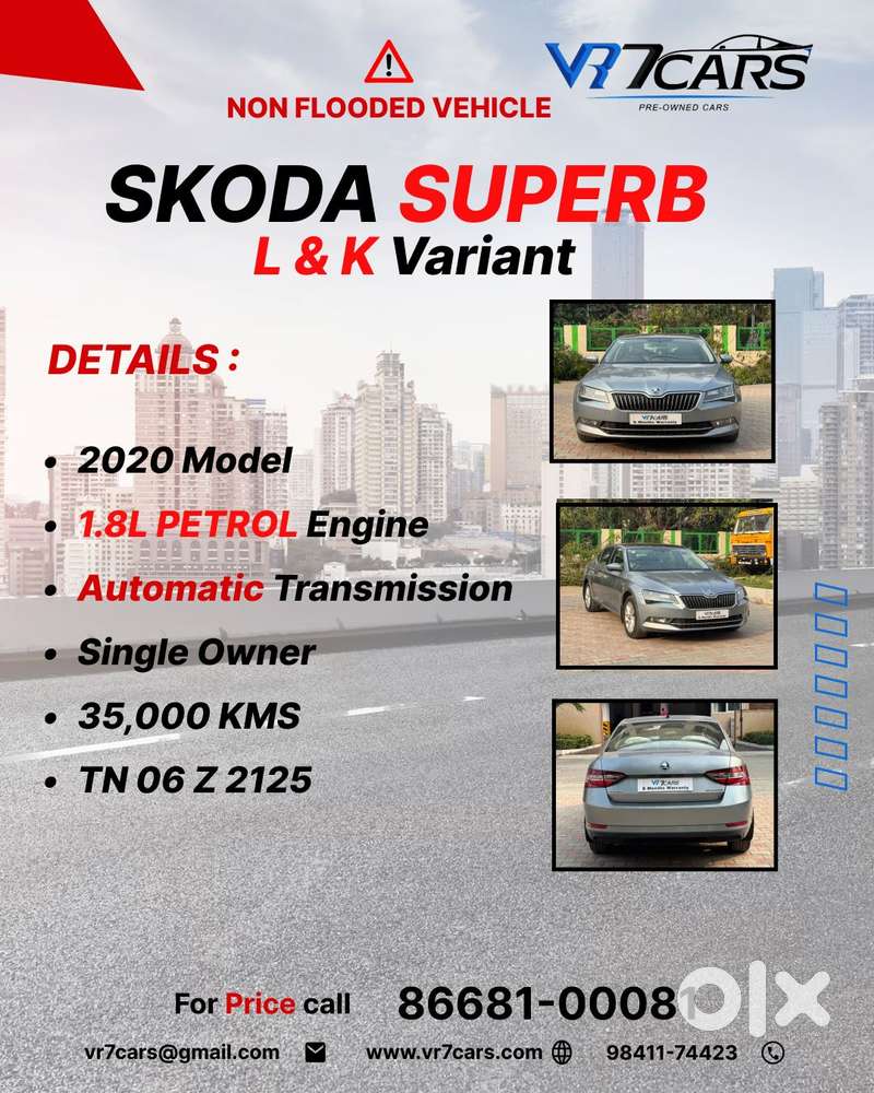 Skoda Superb L&k 1.8 Tsi At, 2020, Petrol