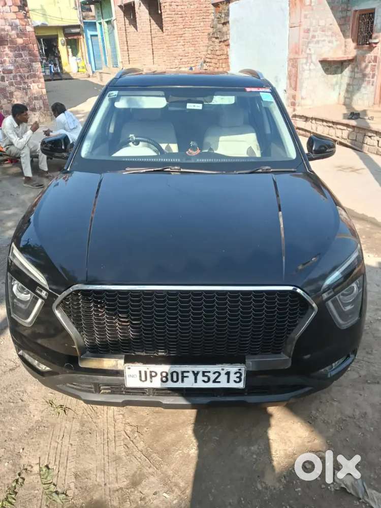 Hyundai Creta Facelift 2021 Petrol 83000 Km Driven Black Colour