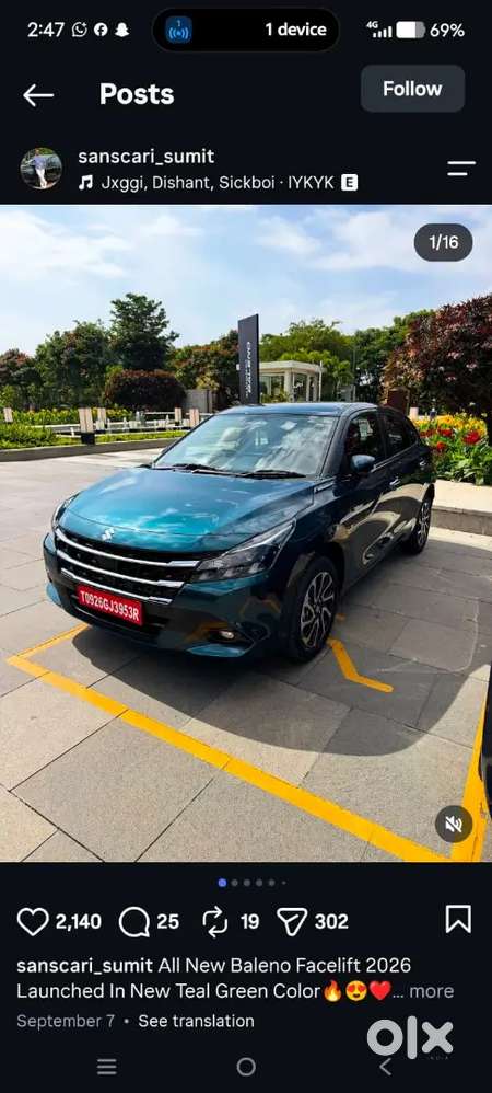 Maruti Suzuki Baleno New Glamorous Look Launched,more Details Please C