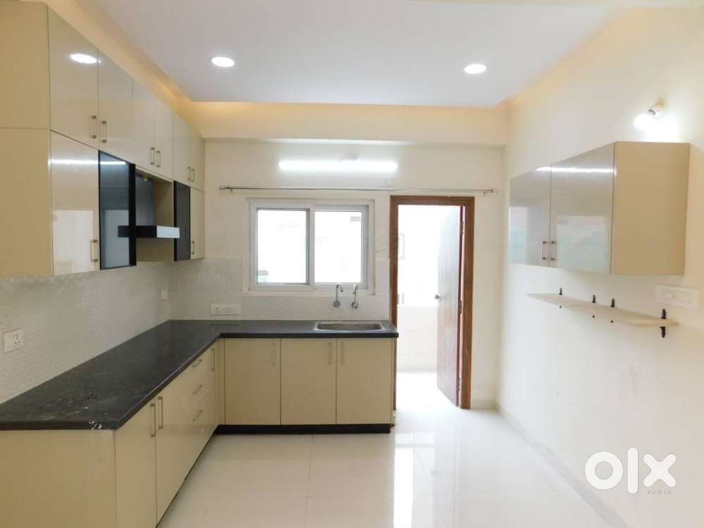 Newly constructed 3BHK flat for Rent in Semi gated community