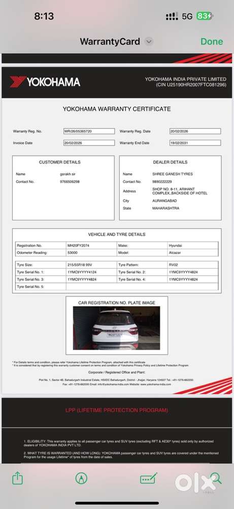 Hyundai Alcazar 2021 Diesel Well Maintained