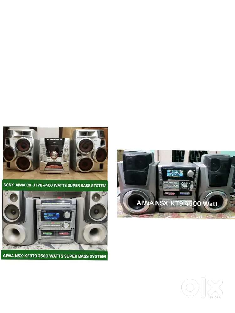 Sony-AIWA 4000/3500/4500 Watt JAX-TV8/NSX-KF979/NSX-KT9 Hi-Bass System