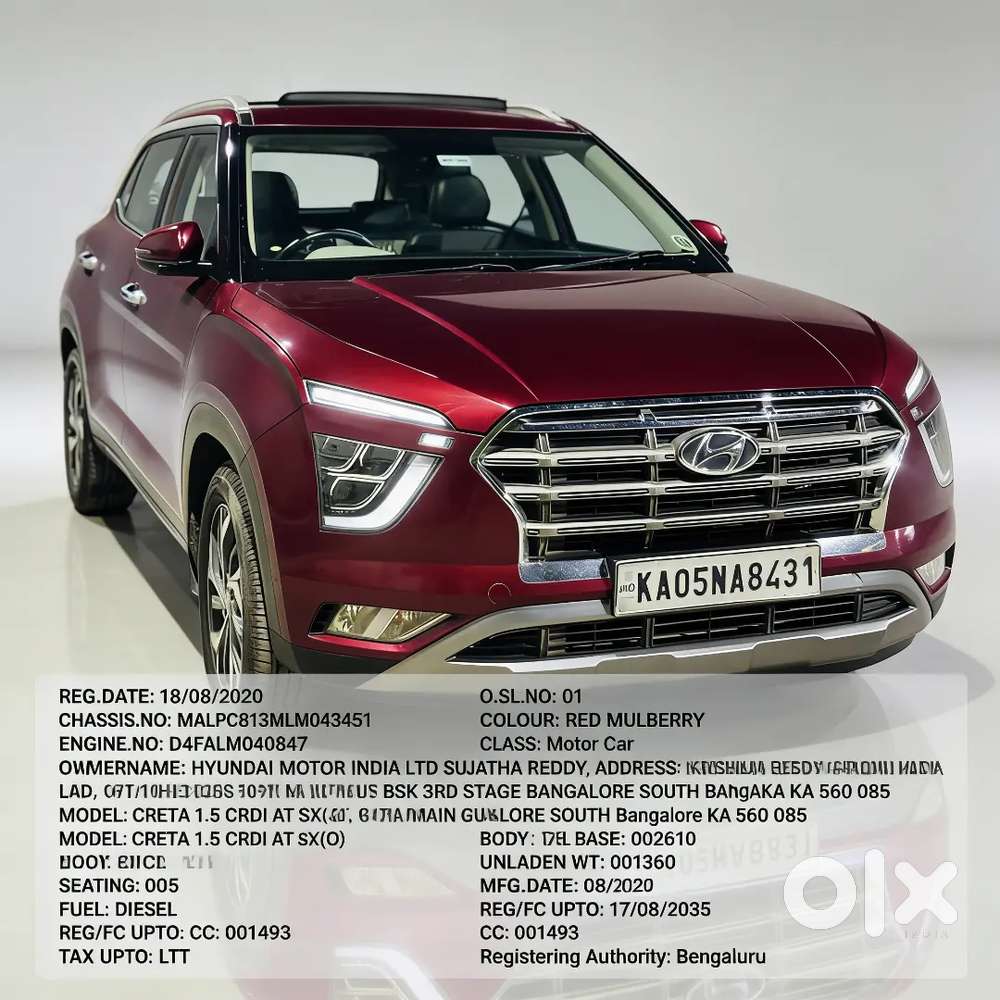 Hyundai Creta Sx Diesel 2020