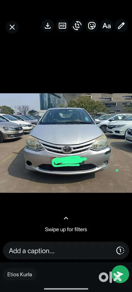 Toyota Etios 2014 Petrol 64000 Km Driven