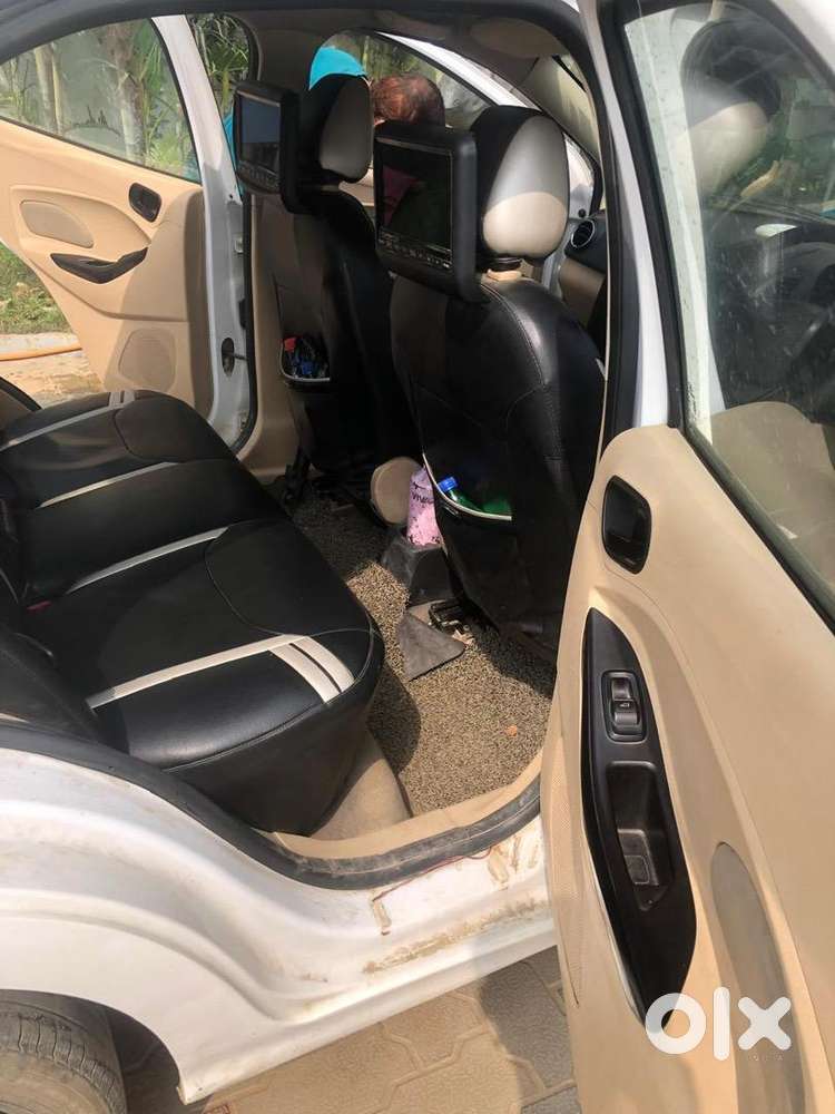 Ford Figo Aspire White Colour 2016 Diesel In Good Condition