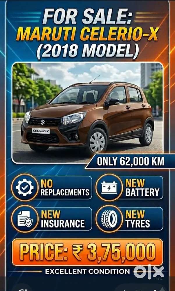 Maruti Suzuki Celerio X 2018 For Sale @ernakulam, Kizhakkambalam