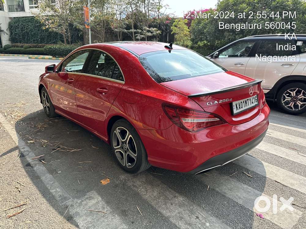 Mercedes-benz Cla Diesel 200 D Sport 2019 Jupiter Red Colour