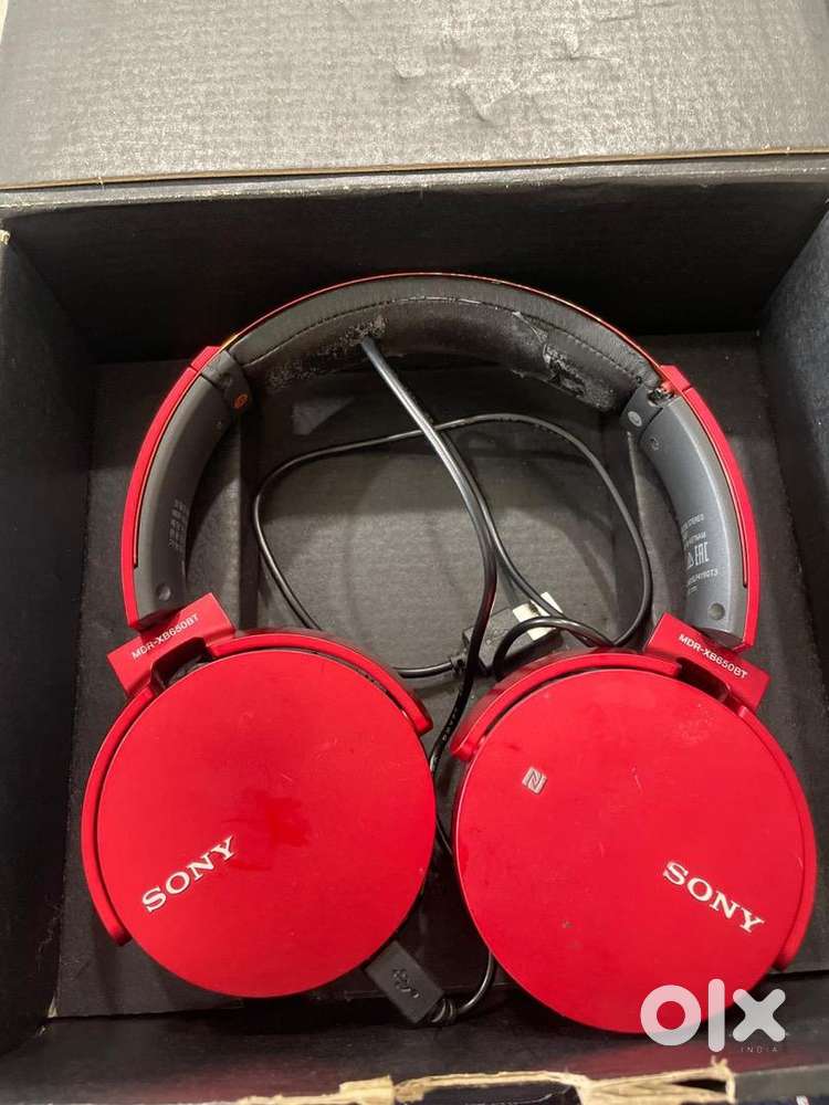 Mdr Xb650bt Sony Headset Red SONY Bluetooth Headphones MDR-XB650BT