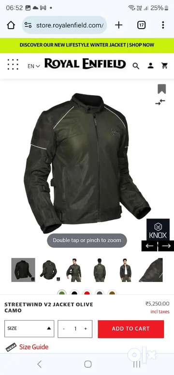 Royal enfield jackets on sale olx