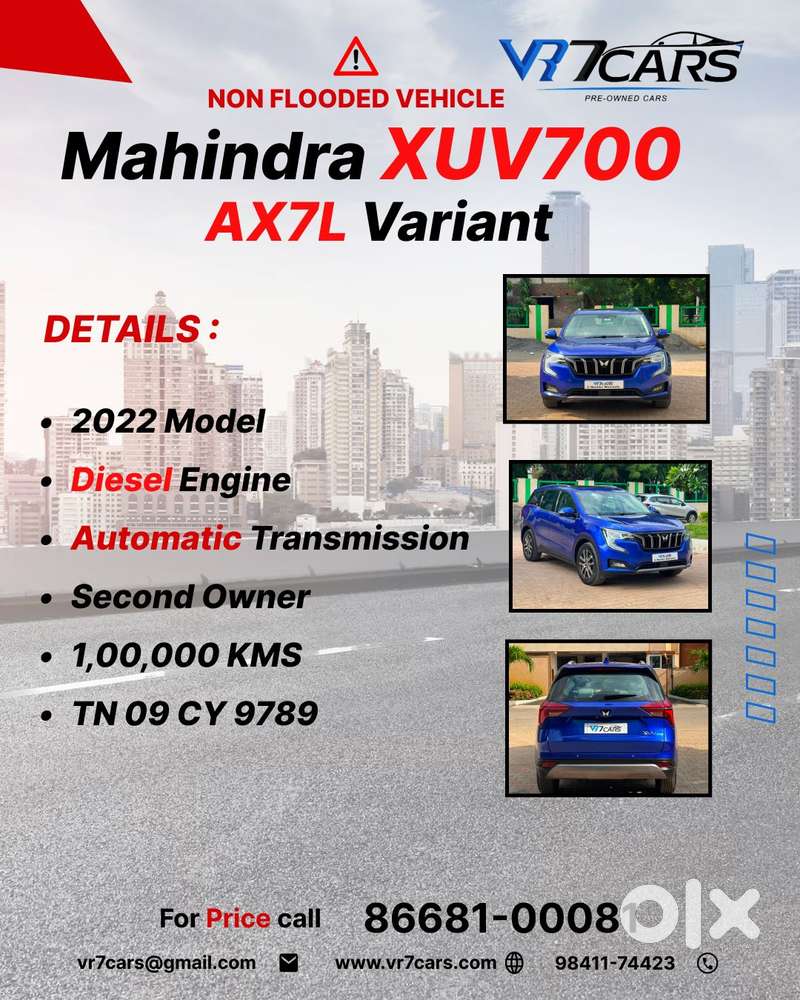 Mahindra Xuv700 Ax7l 6 Str At, 2022, Diesel