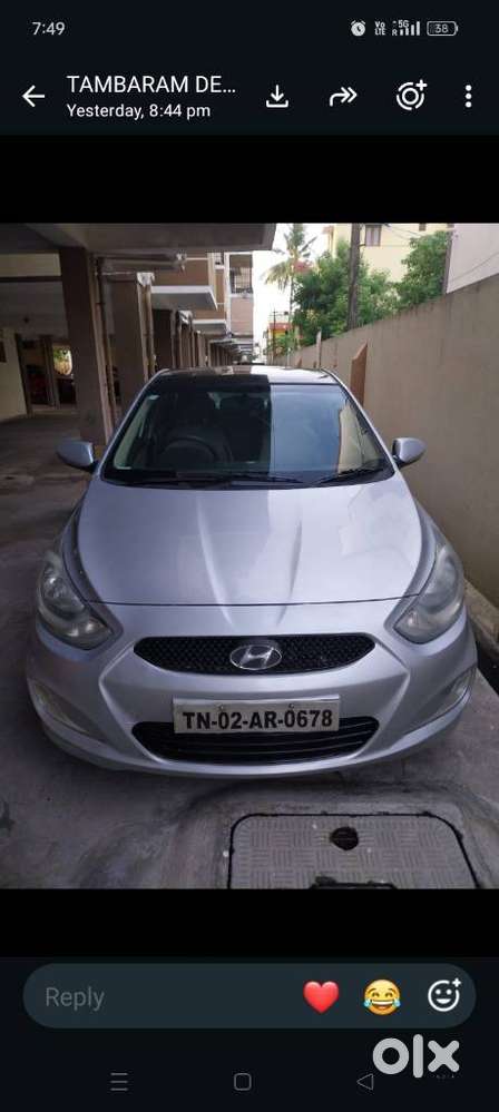 Hyundai Verna Fluidic 1.6 Crdi Sx Opt, 2011, Diesel