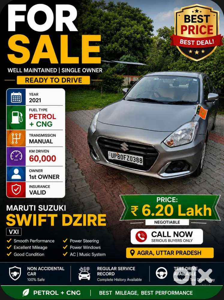 Maruti Suzuki Dzire 2021