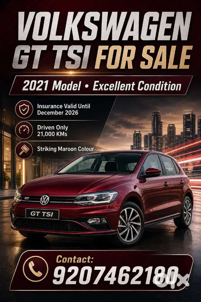 Volkswagen Polo Gti 2021 Petrol Good Condition