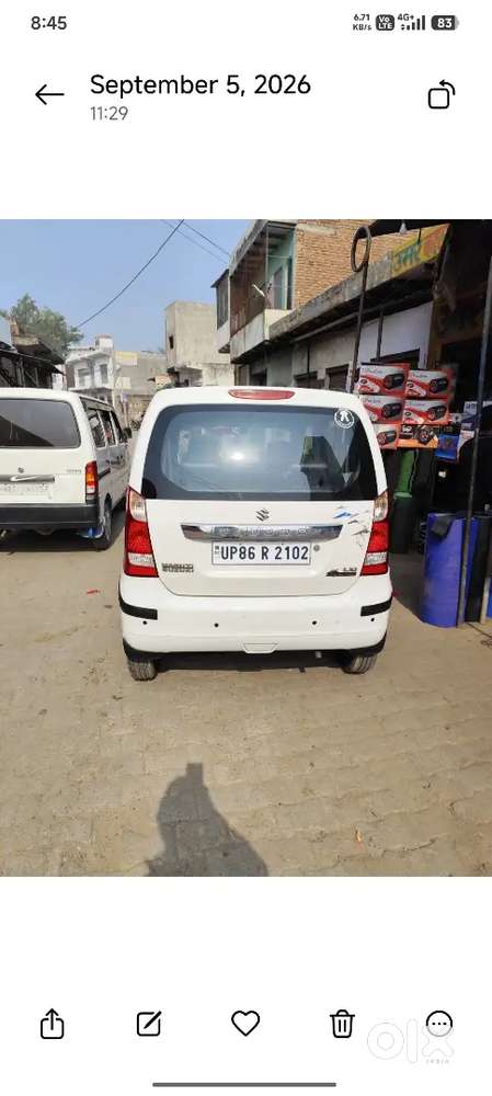 2nd Owner Maruti Suzuki Wagon R 2015