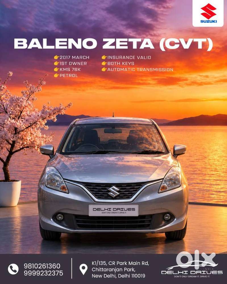 Maruti Suzuki Baleno 1.2 Zeta At, 2017, Petrol