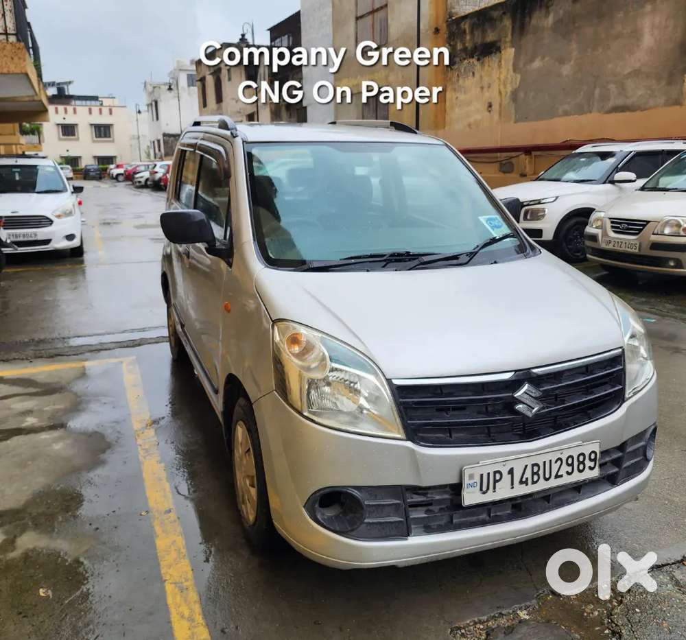 Company Green Cng Wagon R Lxi New Condition Family Car