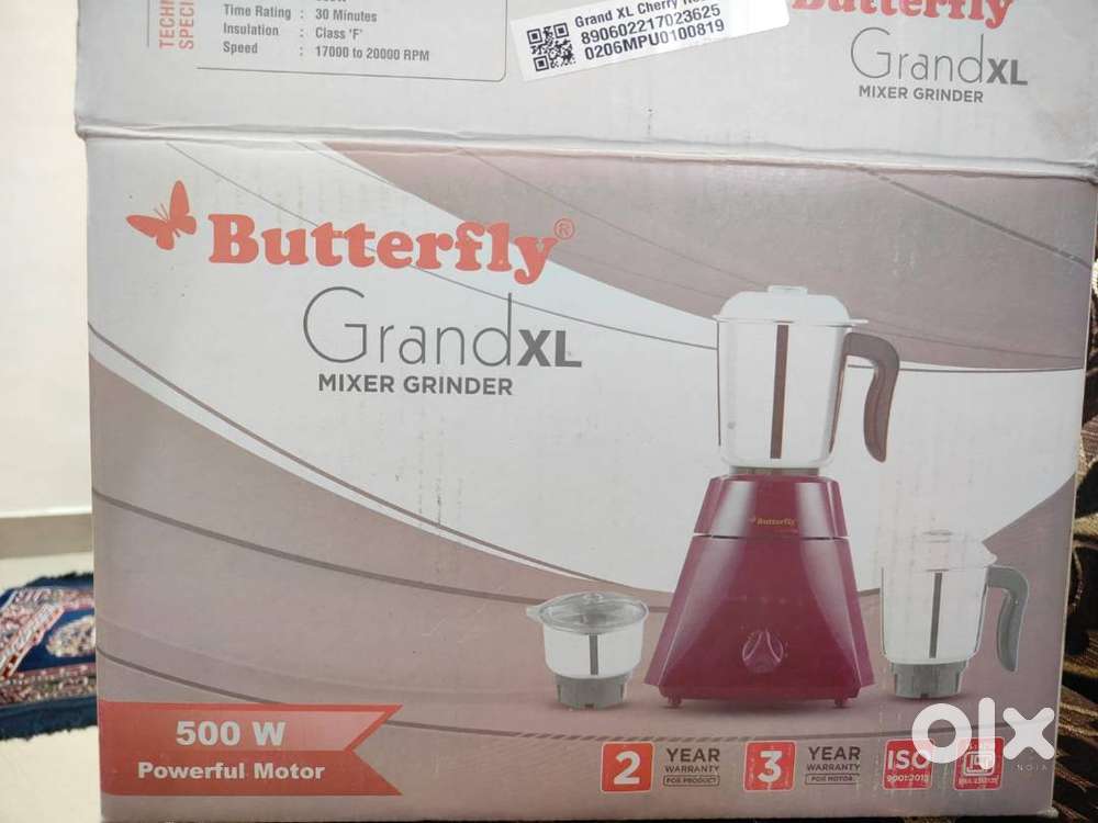MIXER GRINDER BRAND NEW BUTTERFLY BRAND