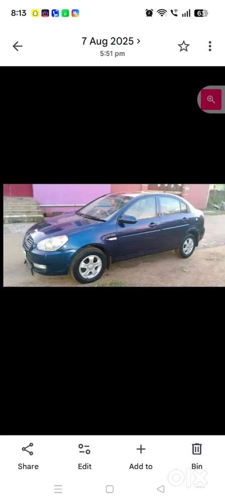 Hyundai Verna 2008 Petrol 70000 Km Driven