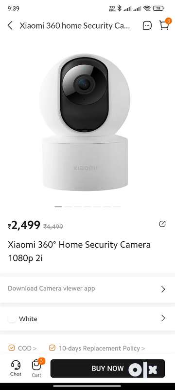 Xiaomi 360 Home Security Camera 1080p 2i 