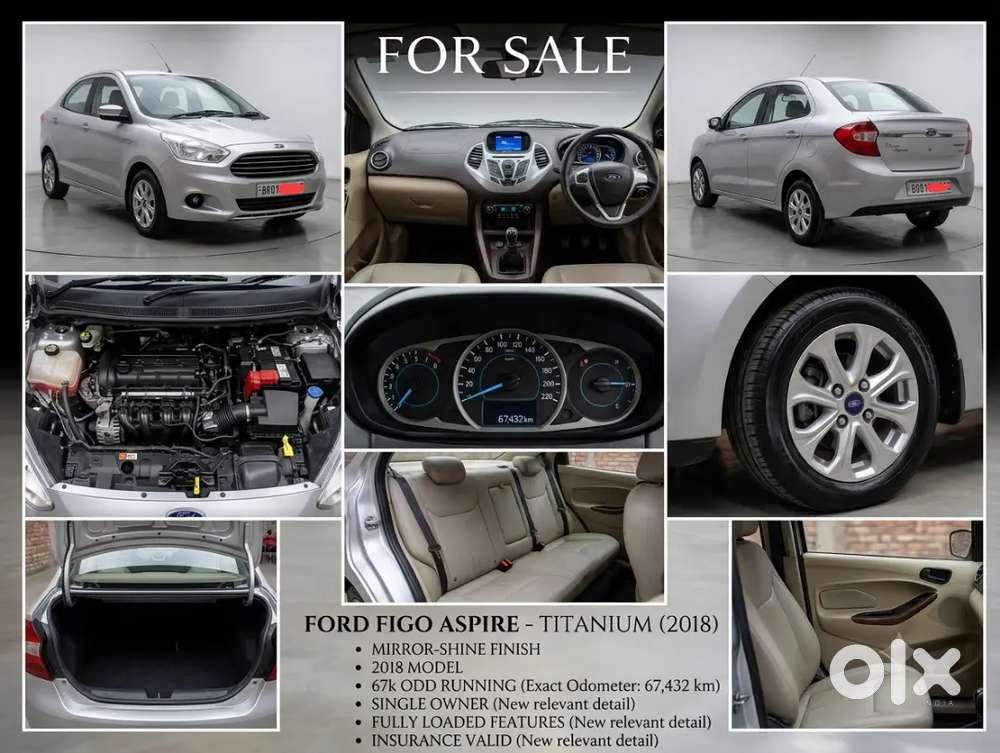 Ford Figo Aspire 2018 Diesel Top Model