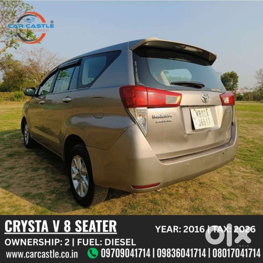Toyota Innova Crysta 2.4 V 8 Str, 2016, Diesel