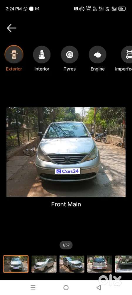 Tata Indica Vista 2015 Diesel 195000 Km Driven