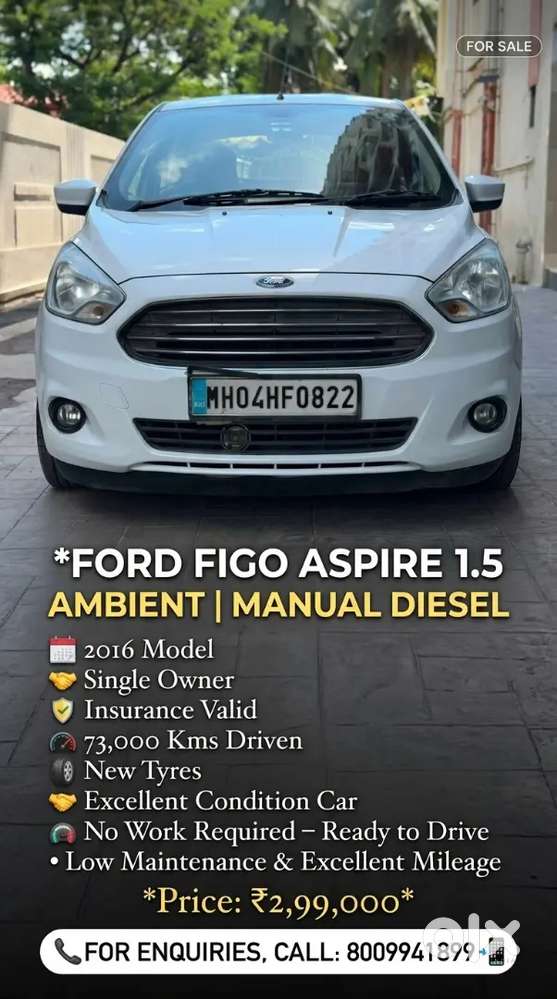 Ford Figo Aspire 2016 Diesel Ambiente