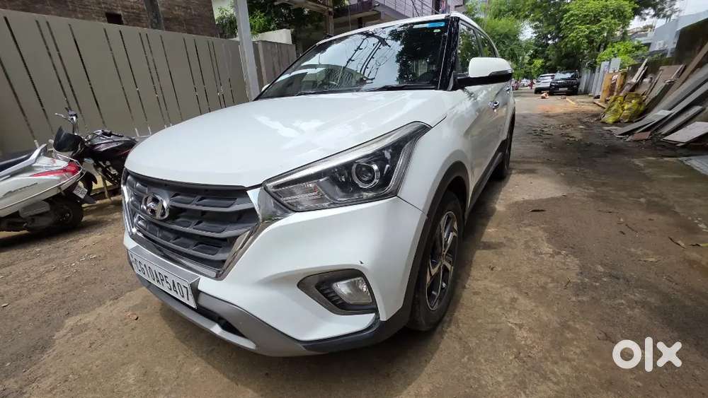 Hyundai Creta 2018, White , Diesel , Manual , Top Model , Sunroof