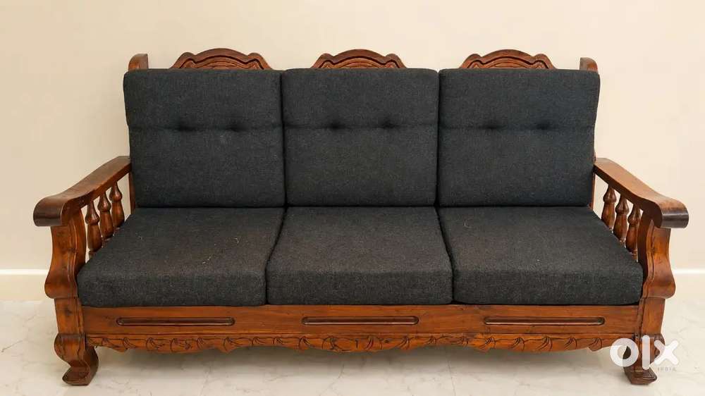 ️ Wooden Sofa Set for Sale