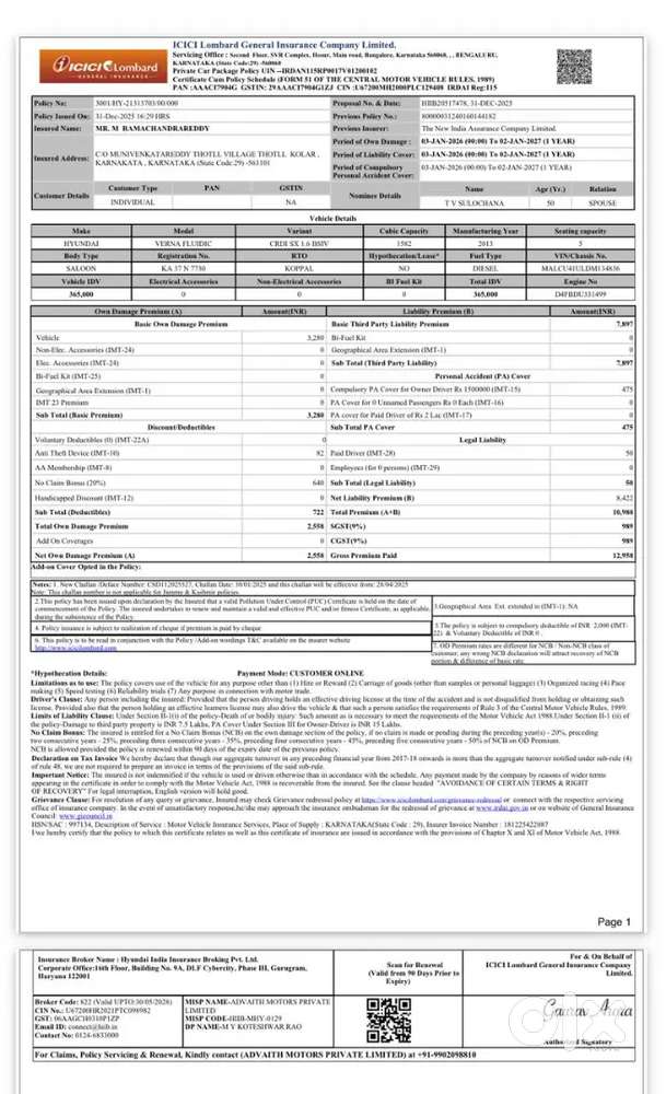 Hyundai Verna 1.6 2013