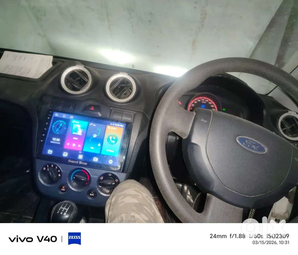 Ford Figo Milky White Car