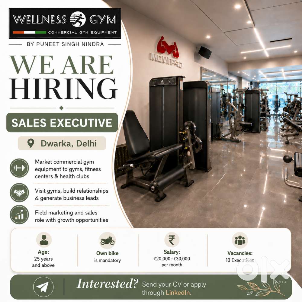 Delhi Sales Executive Gym Equipment Sale