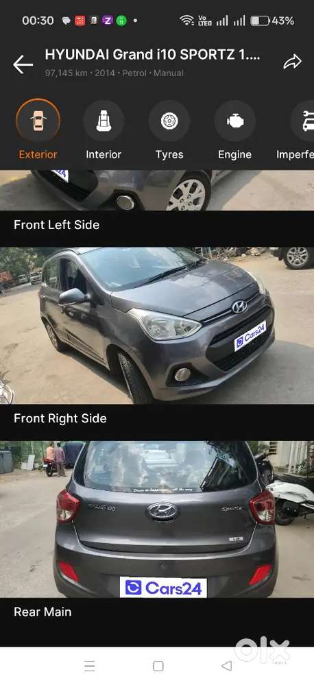 Grand I10 Sportz 1.2 Bsiv