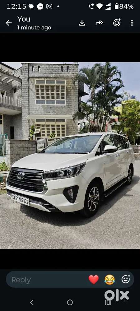 Toyota Innova Crysta 2022 with excellent condition