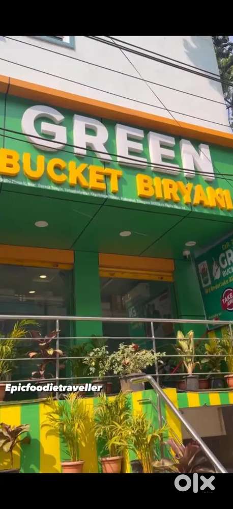 Green bucket biryani restaurant