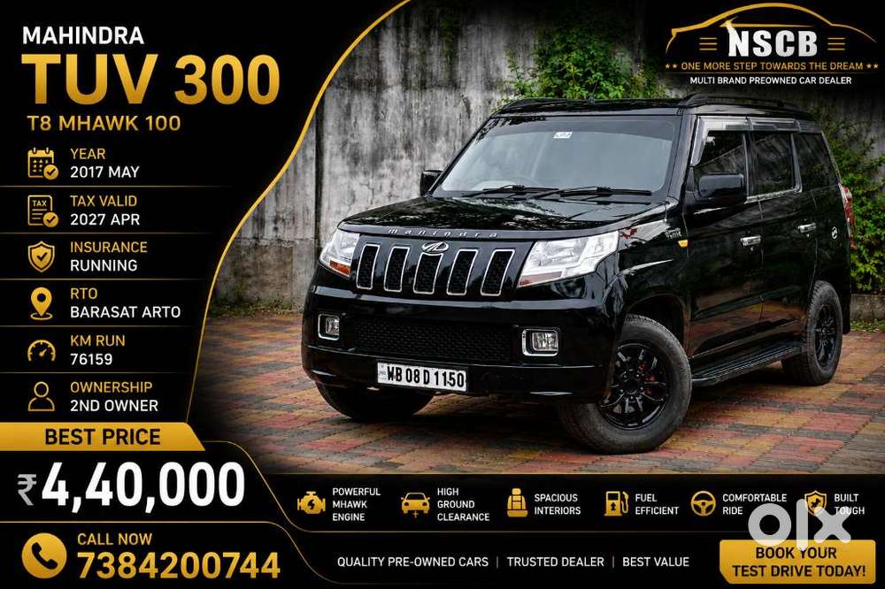 Mahindra Tuv 300 Mhawk100 T8, 2017, Diesel