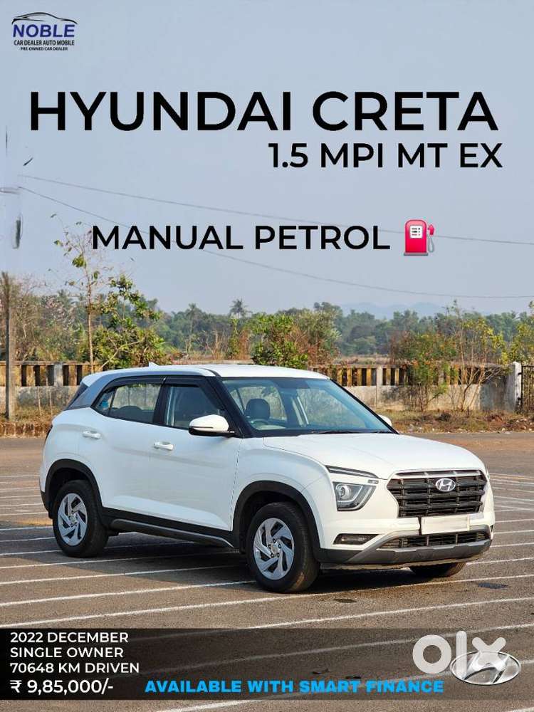 Hyundai Creta 1.5 L Mpi S (o) Mt, 2022, Petrol