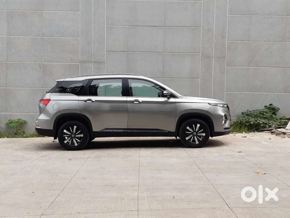 Mg Hector Plus 2021 Petrol Well Maintained Showroom Track